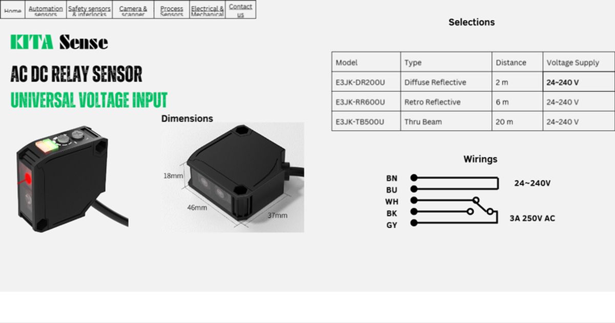 AC DC RELAY SENSOR